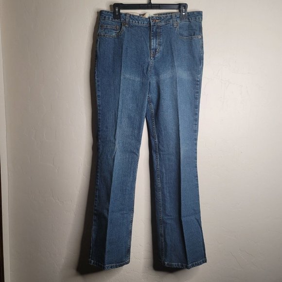 Route 66 Women’s Mid Rise Boot Cut Size 12 A Average Denim Jeans Vtg Kmart NWT - Picture 1 of 9